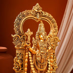 Brass Frame Tirupati Balaji Venkateshwar Idol (22 Inch) Vedansh Craft