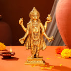 Brass Lord Dhanvantari Idol (10 Inch) Vedansh Craft