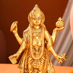 Brass Lord Dhanvantari Idol (10 Inch) Vedansh Craft