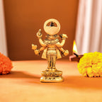 Brass Lord Dhanvantari Idol (4 Inch) Vedansh Craft