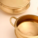 Brass Serving Pot With Lid And Handle Vedansh Craft