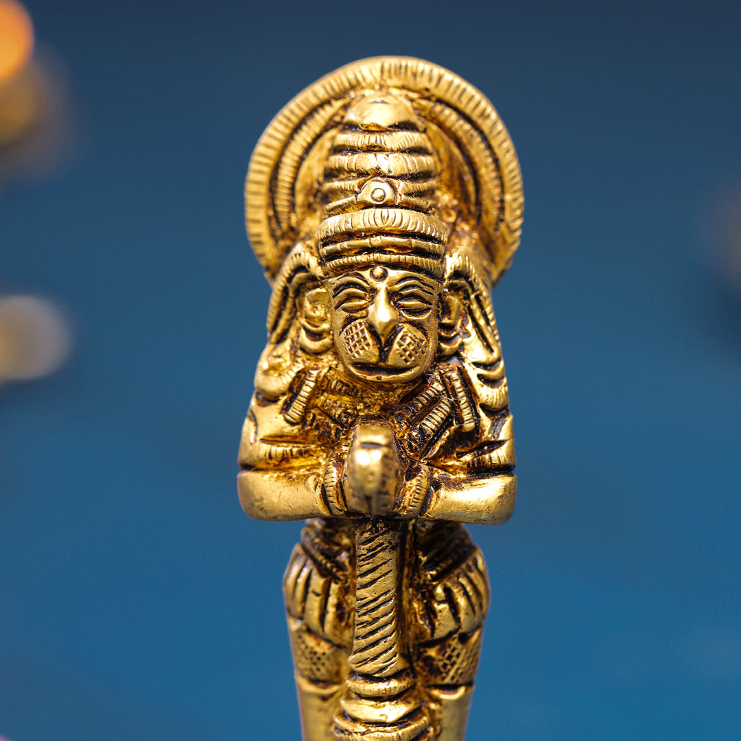 Brass Hanuman Standing Idol (4.2 Inch) Vedansh Craft