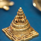 Brass Superfine Maha Meru Shree Yantra (2 Inch) Vedansh Craft