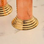 Brass/Copper Salt & Pepper Shakers Set Of Two (2.8 Inch) Vedansh Craft