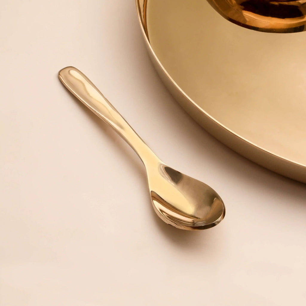 Pure Kansa/Bronze Thali/Dinner Set (1.9 Kg) Vedansh Craft