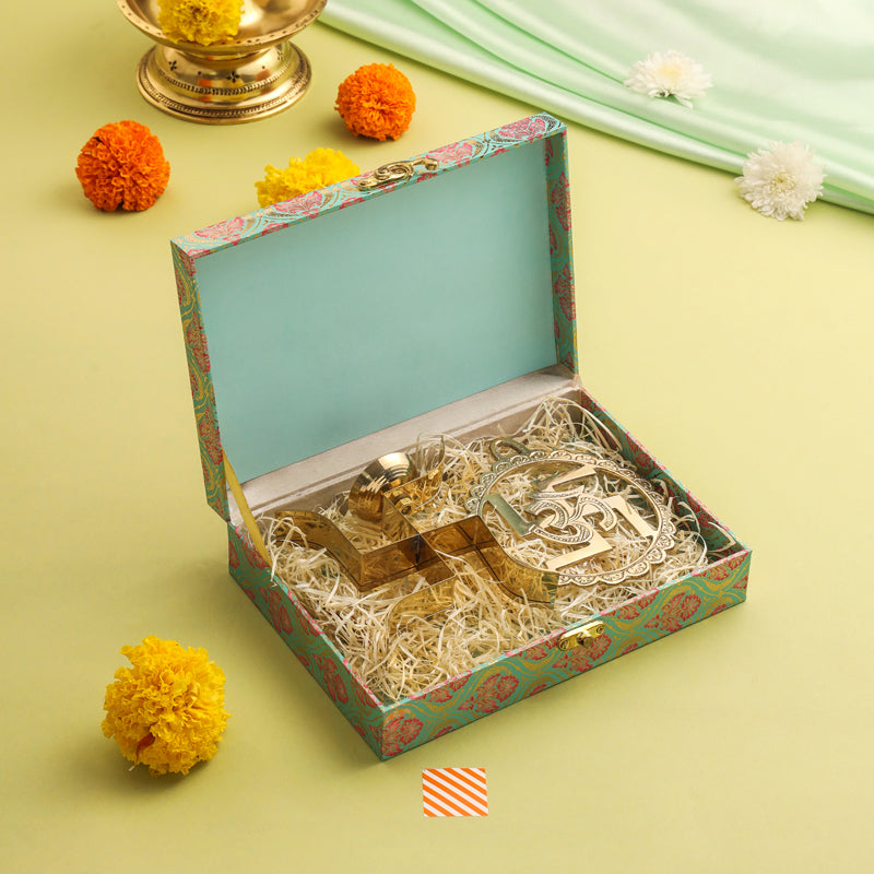 Brass Swastik Gift Hamper Vedansh Craft