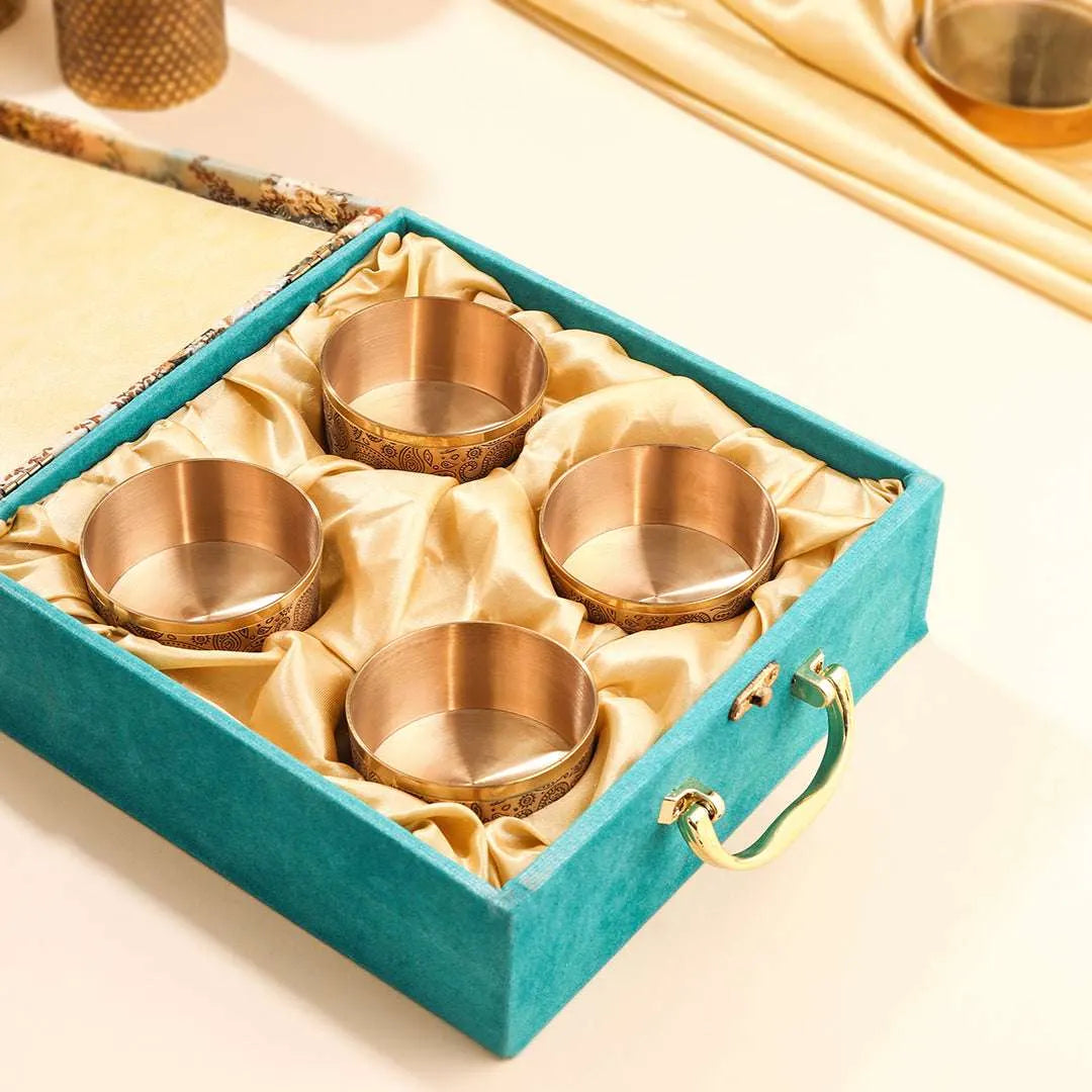 Brass Dry Fruit Bowl Box Hamper Vedansh Craft