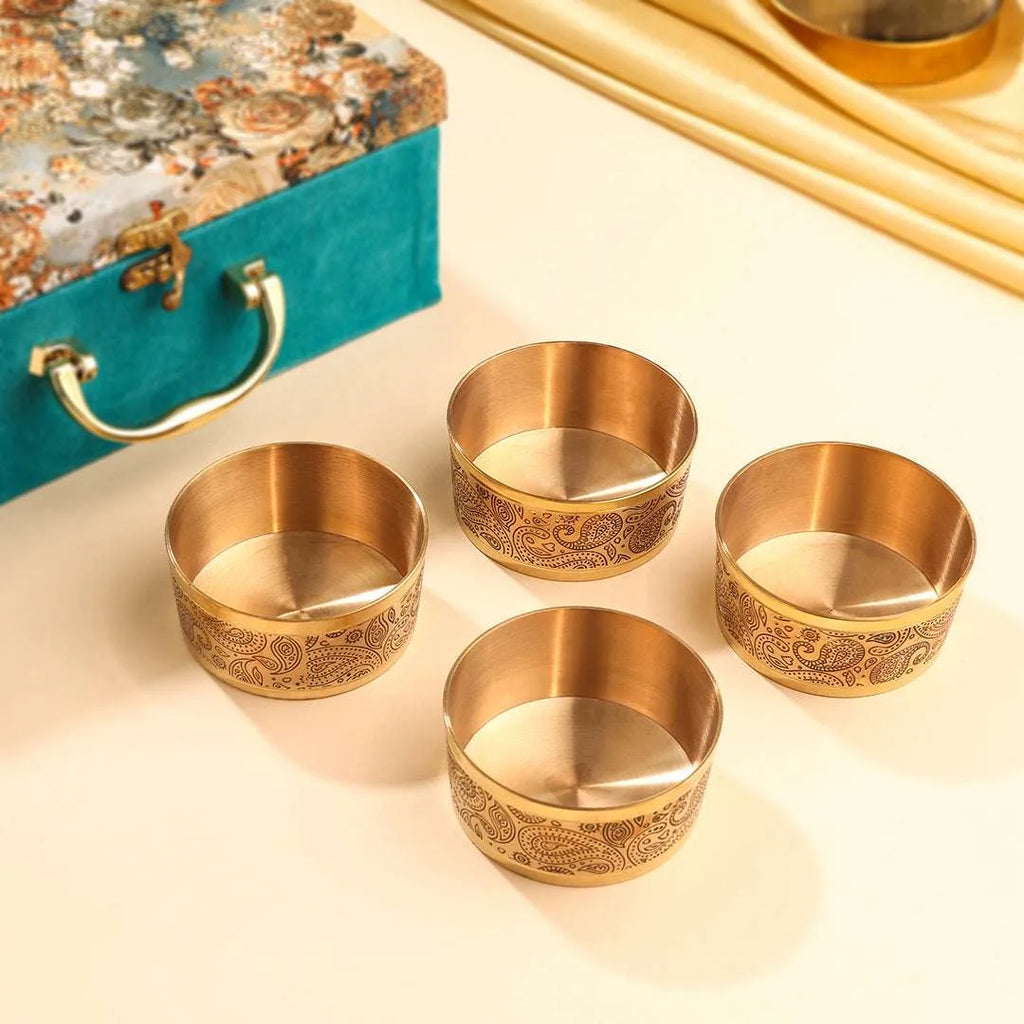 Brass Dry Fruit Bowl Box Hamper Vedansh Craft