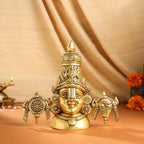 Brass Tirupati Balaji/Venkateshwar Bust (7.5 Inch) Vedansh Craft