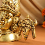 Brass Tirupati Balaji/Venkateshwar Bust (7.5 Inch) Vedansh Craft