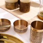Brass Design Thali/Dinner Set (1.3 Kg) Vedansh Craft