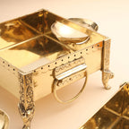 Brass Hawan Kund Akhand Jyot With Diya Vedansh Craft