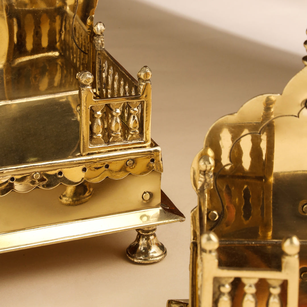 Brass Handcarved Singhasan Vedansh Craft