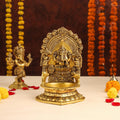 Brass Ganesha Diya (10.5 Inch) Vedansh Craft