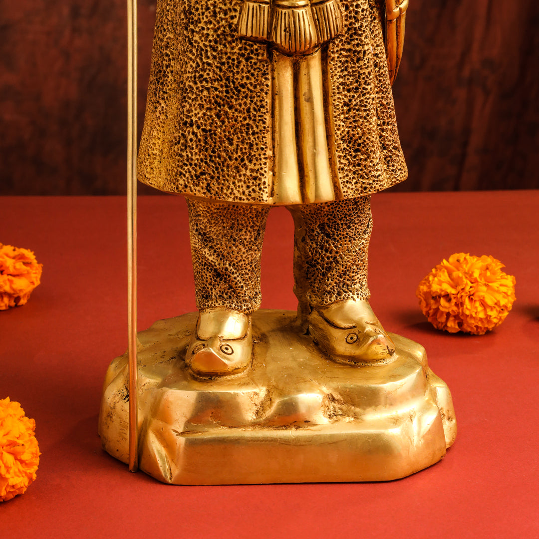 Brass Maharana Pratap Standing Statue (19 INCH) Vedansh Craft