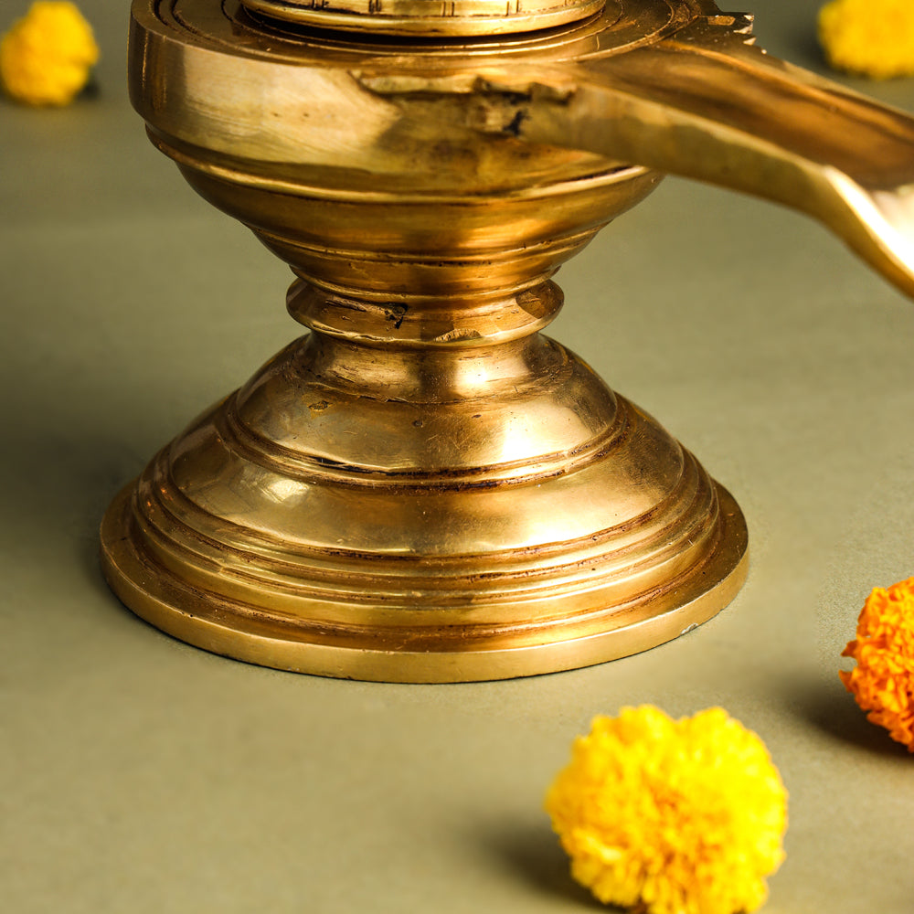 Brass Superfine Shivling/Shivlingam Idol (14 Inch) Vedansh Craft