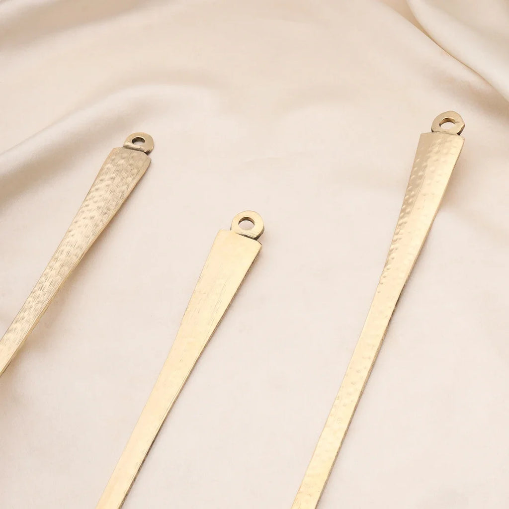 Brass Kitchen Ladles Set  (15.5 Inch) Vedansh Craft