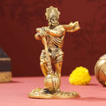 Brass Standing Hanuman Idol (7.2 Inch) Vedansh Craft