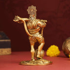 Brass Standing Hanuman Idol (7.2 Inch) Vedansh Craft