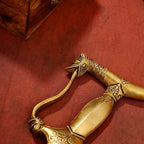 Brass Yali/kirtimukha Sword Handle (7 Inch) Vedansh Craft