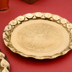 Brass Pooja Thal Vedansh Craft