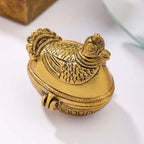 Brass Duck Sindoor/Kumkum Box (2 Inch) Vedansh Craft