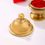 Brass Sindoor/Kumkum Box (2 Inch) Vedansh Craft