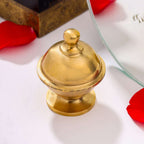 Brass Sindoor/Kumkum Box (2 Inch) Vedansh Craft