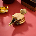 Brass Conch Diya (2 Inch) Vedansh Craft