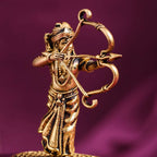 Brass Handcrafted Ram Idol with Velvet Gift Box (2.5 Inch) Vedansh Craft