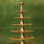 Brass Traditional 108 Petal Ganga Aarti (24 Inch) Vedansh Craft