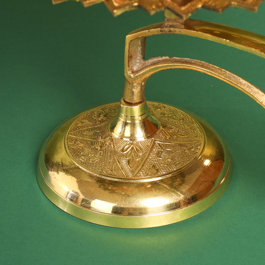 Brass Traditional 108 Petal Ganga Aarti (24 Inch) Vedansh Craft