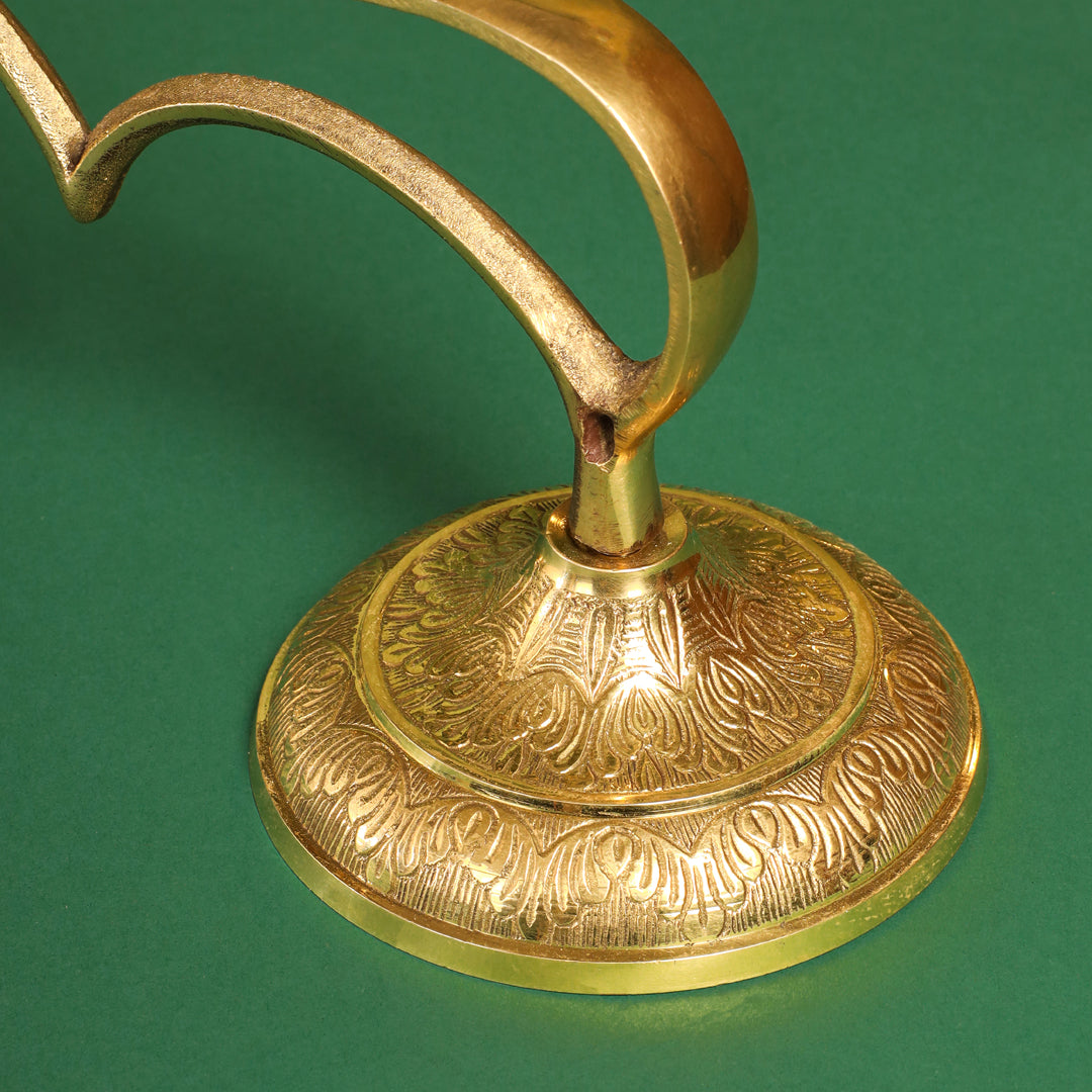 Brass Traditional 108 Petal Ganga Aarti (24 Inch) Vedansh Craft