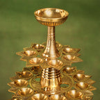 Brass Traditional 108 Petal Ganga Aarti (24 Inch) Vedansh Craft