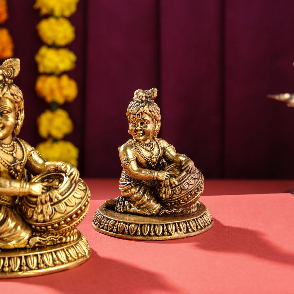 Brass Superfine Laddu Gopal Idol Vedansh Craft