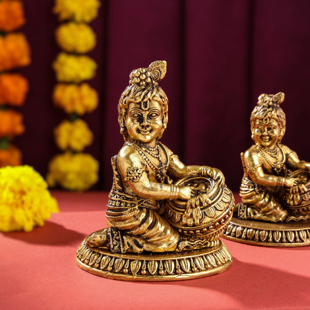 Brass Superfine Laddu Gopal Idol Vedansh Craft