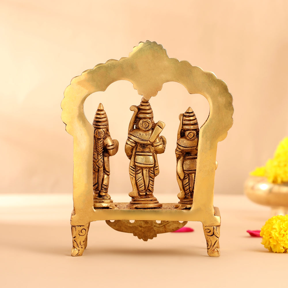 Brass Ram Darbar (6.5 Inch) Vedansh Craft