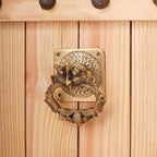 Brass Yali/kirtimukha Face Door Knocker (6.5 Inch) Vedansh Craft