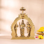 Brass Ram Darbar Statue (10.5 Inch) Vedansh Craft