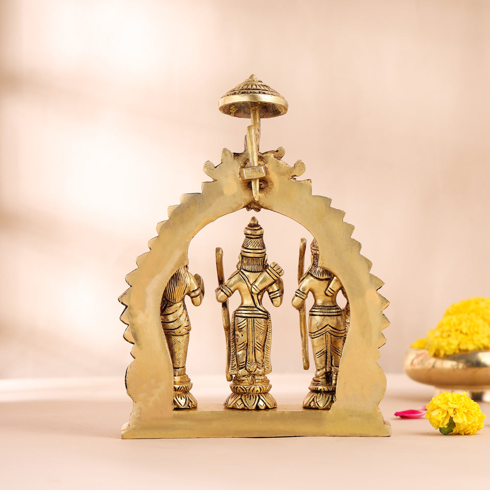 Brass Ram Darbar Statue (10.5 Inch) Vedansh Craft