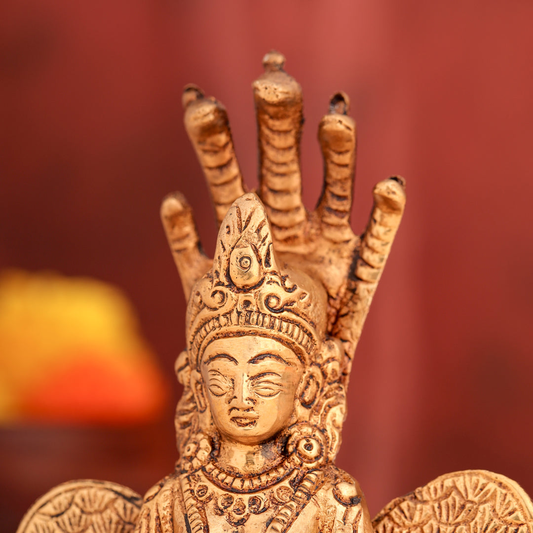 Brass Naag Kanya Statue (5.5 Inch) Vedansh Craft