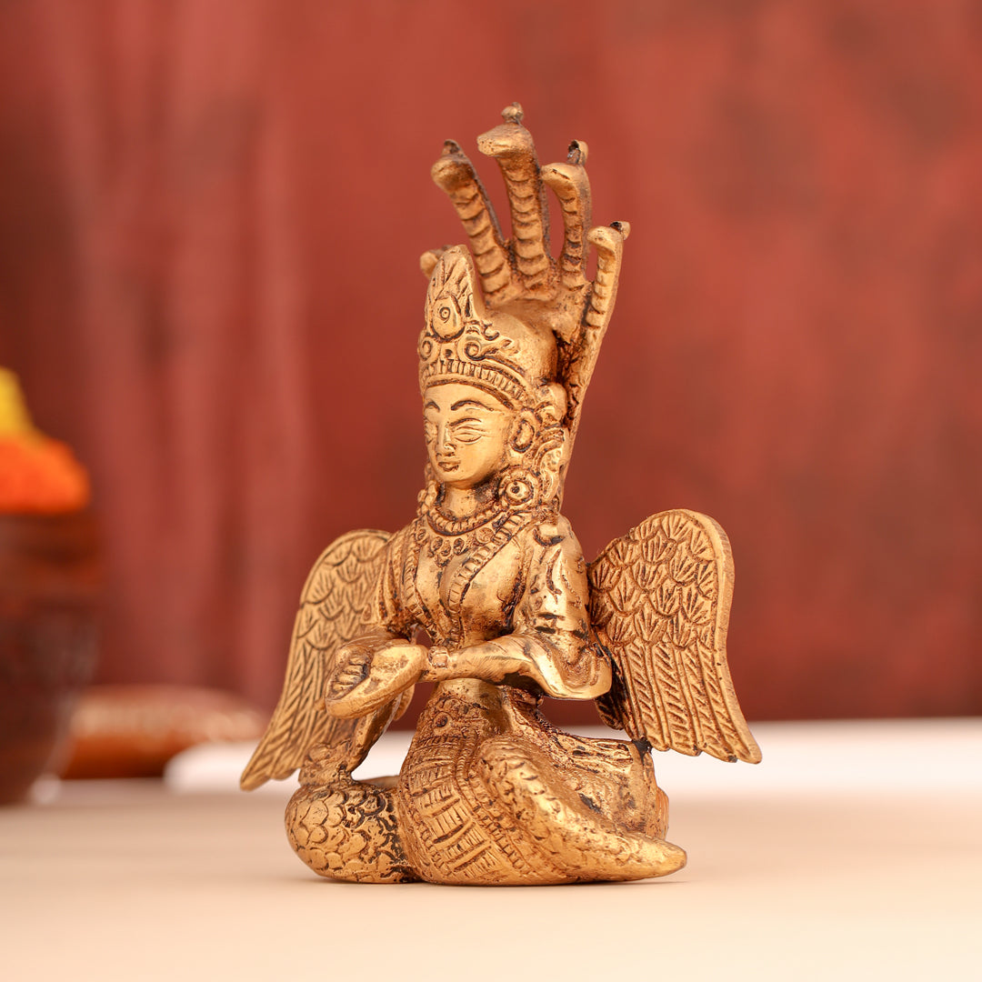 Brass Naag Kanya Statue (5.5 Inch) Vedansh Craft