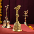 Brass Nandi HandBell (6.5 Inch) Vedansh Craft