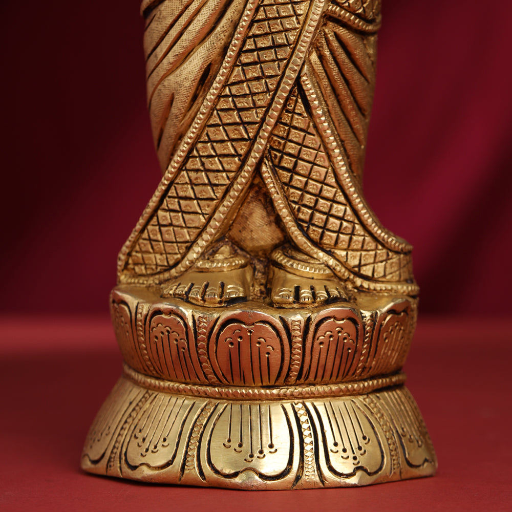 Brass Tirupati Balaji/Venkateshwar Idol Wall Hanging (15.5 Inch) Vedansh Craft
