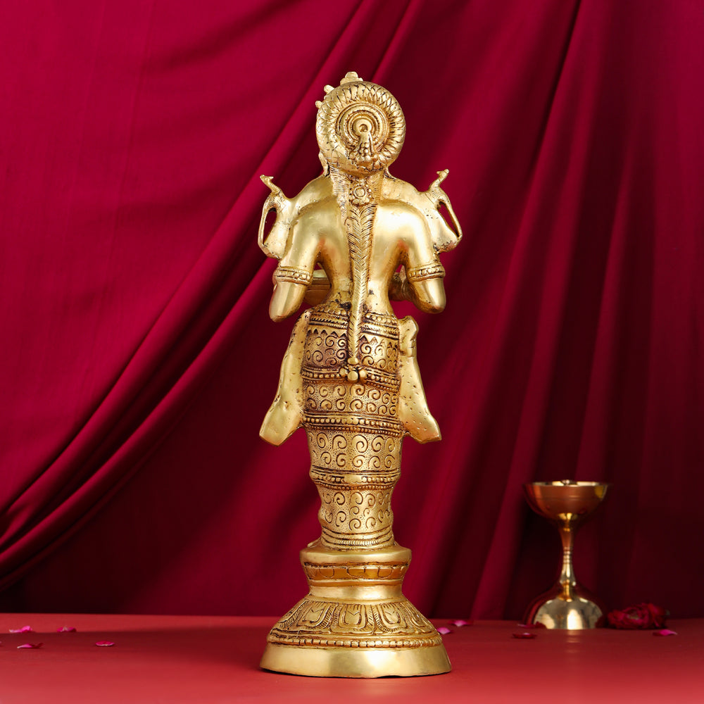 Brass Standing Deep Lakshmi Statue (22 Inch) Vedansh Craft