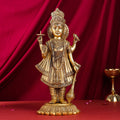 Brass Standing Lord Vishnu Statue (17.5 Inch) Vedansh Craft