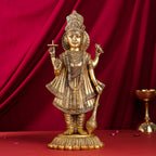 Brass Standing Lord Vishnu Statue (17.5 Inch) Vedansh Craft