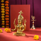 Brass Nakoda Bhairav Idol Vedansh Craft
