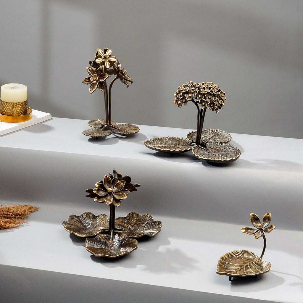 Brass Decorative Urli With Tree Showpiece Vedansh Craft