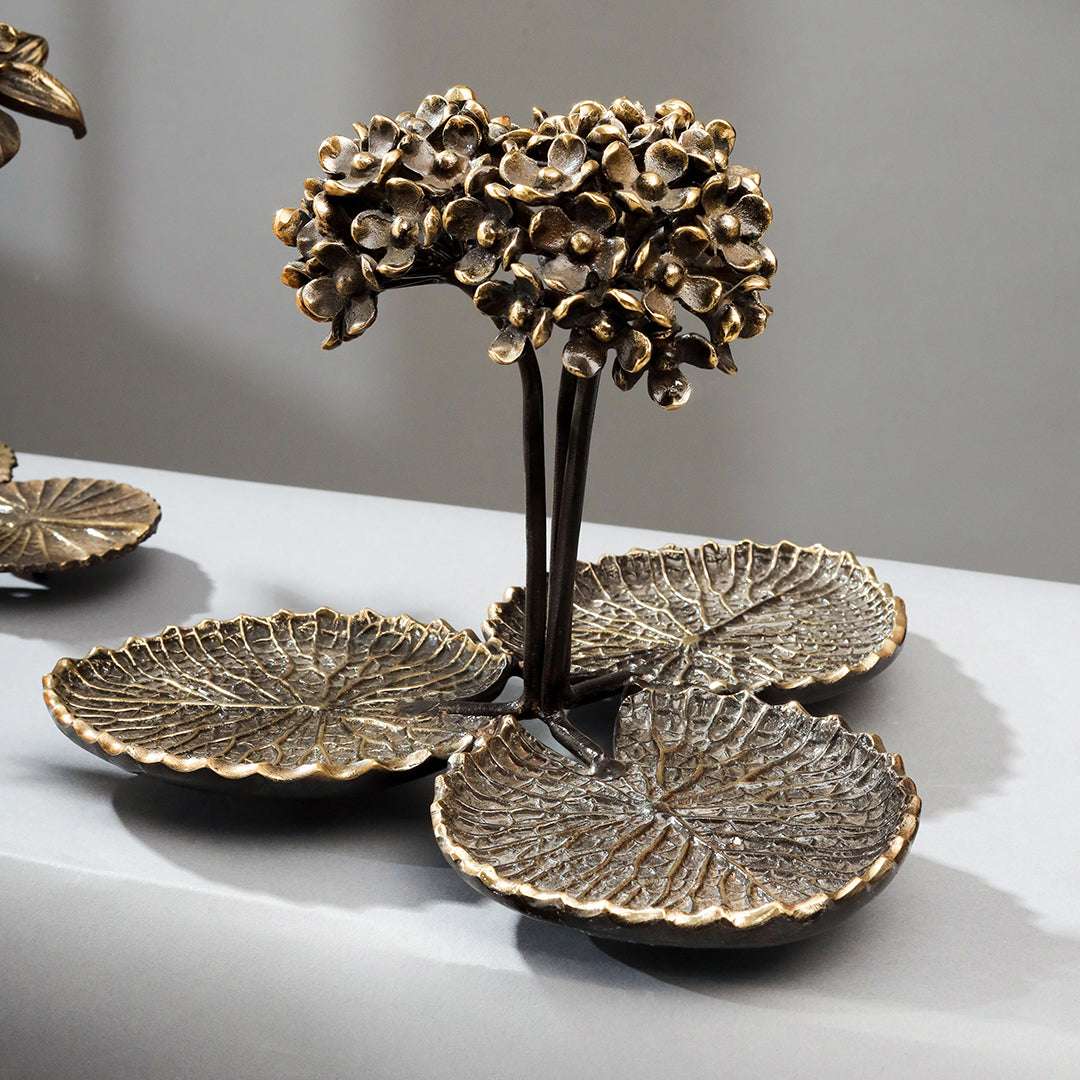 Brass Decorative Urli With Tree Showpiece Vedansh Craft